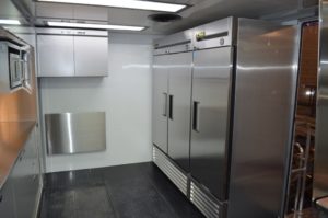 SpeedSource catering trailer interior