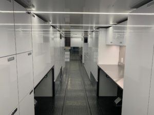 Meyer Shank Racing Race Transporter interior