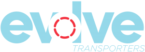 Evolve Transporters Light Blue Logo